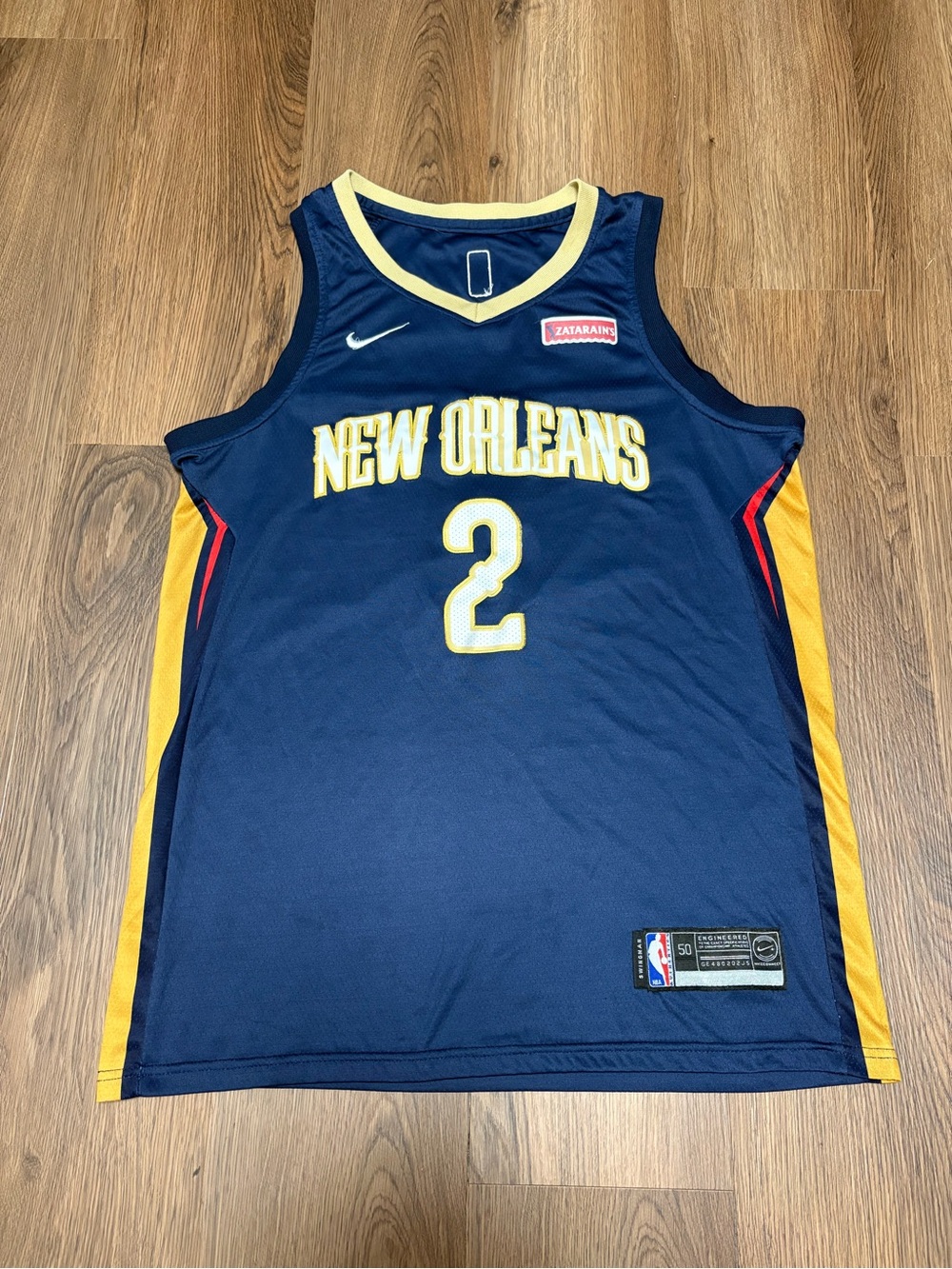 Nike New Orleans Pelicans Lonzo Ball Men’s Basketball Jersey - Picture 1 of 7
